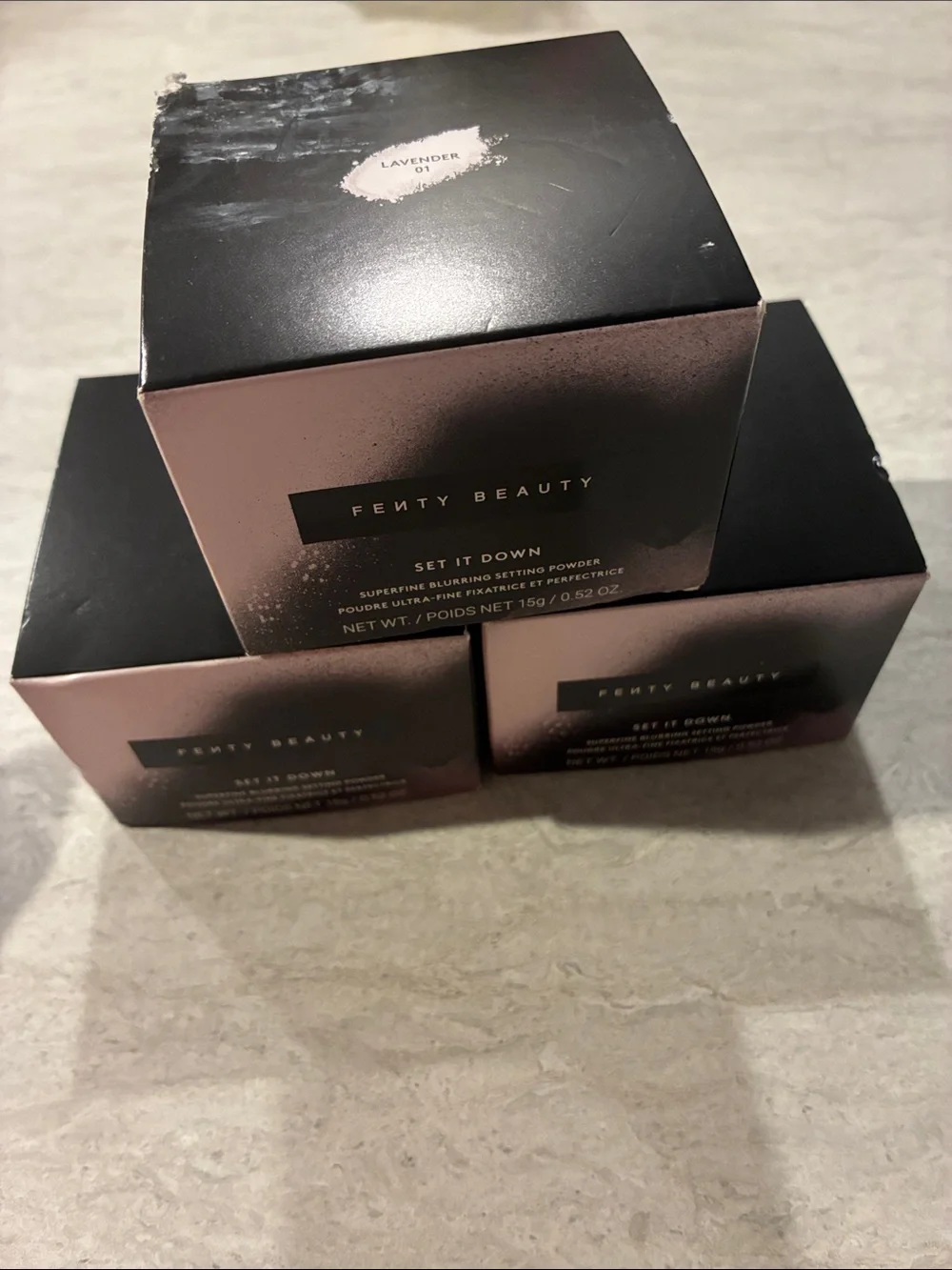 Fenty Beauty Set It Down Superfine Blurring Setting Powder - Lavender Shade